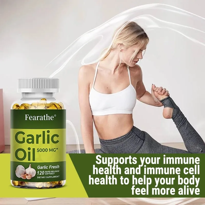 Organic Garlic Extract Capsule for Cardiovascular Health Detox Support Immune Nutrition Supplement — image 6