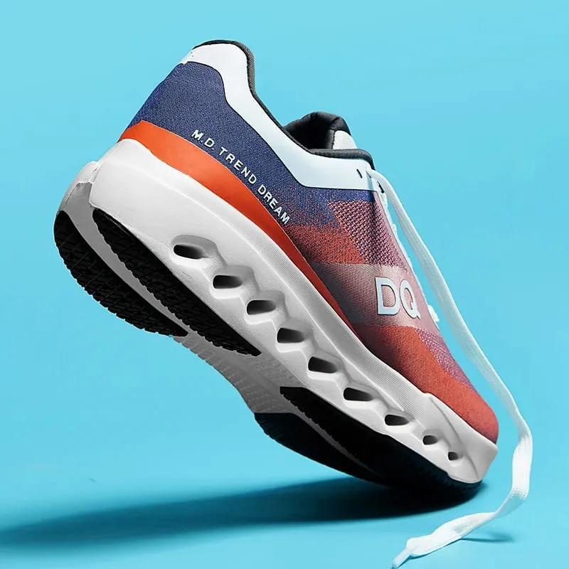 Men Sports Running Shoes Marathon Air Cushion Breathable Lightweight Comfortable Women Outdoor Athletic Sneakers Jogging Tenis