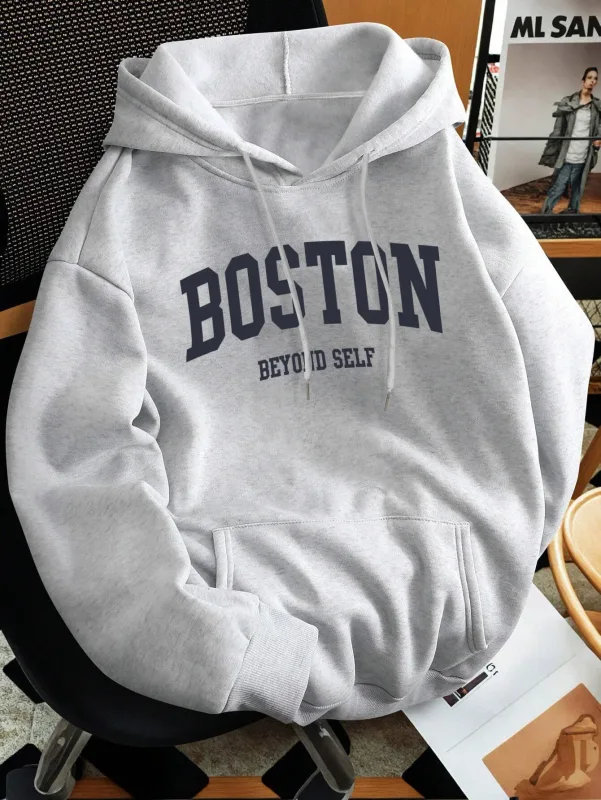 2026 New Men's Loose Hoodie Thin Spring Autumn Versatile Casual No Pilling Fade Resistant — image 9