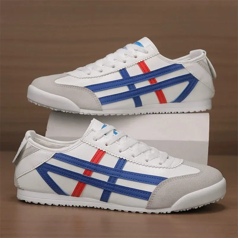 Кроссовки Мужские Men's Shoes Fashion Outdoor Casual Footwear Light Walking Flats Men's Sneakers Lace Up Flats Zapatillas Hombre