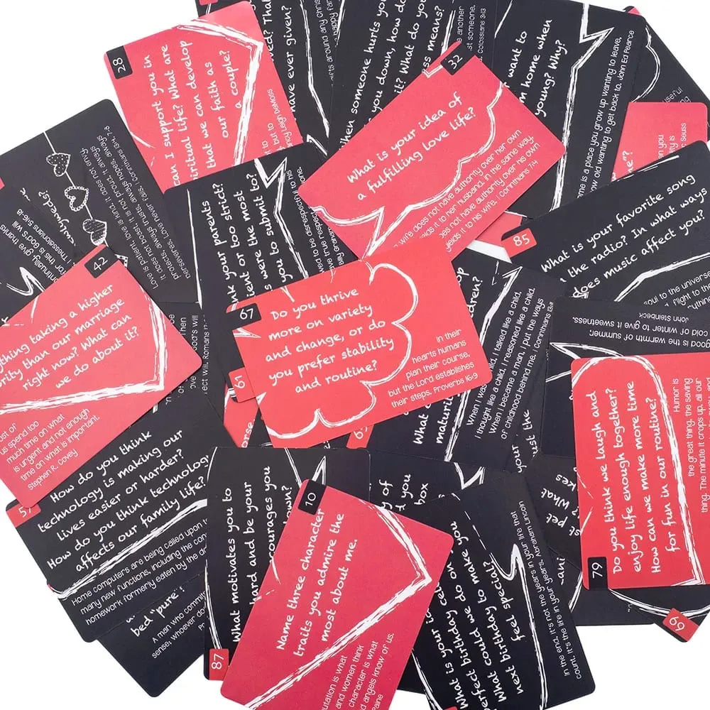 Conversation Starters for Husbands and Wives Couple Game Cards Set for Bedroom Communication and Fun Board Game — image 6