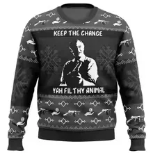 Home Alone Ugly Christmas Sweater Men Women Pullover Hot Sale Round Neck Long Sleeve Top Christmas Clothing 3D Funny Printed
