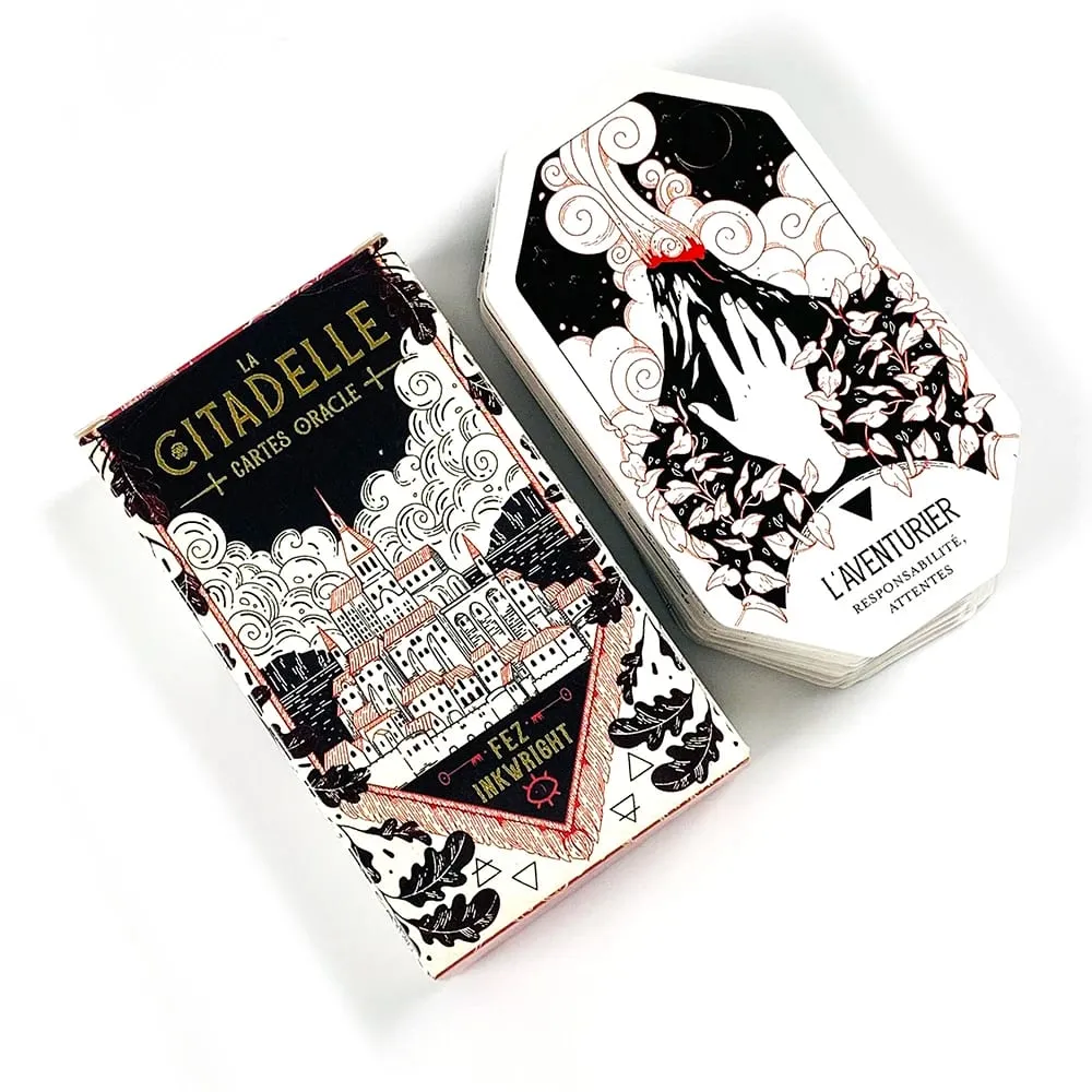 The Citadel A Fantasy Oracle Cards A 60 Octagonal Design Deck French Version Fortune Telling Divination Board Game Cards Game — image 2