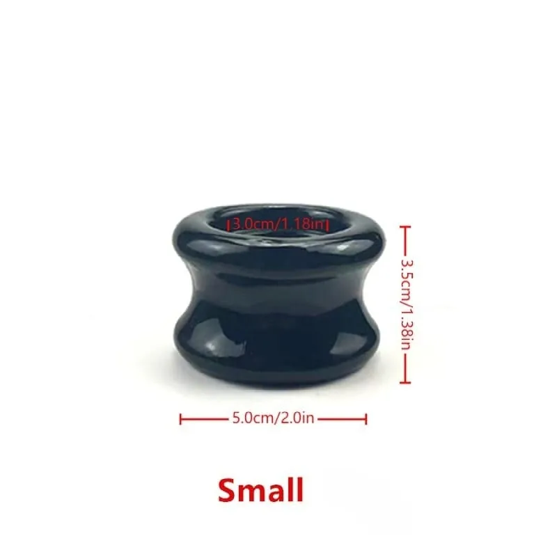 Stretcher Penis Rings Enlarger Erection Silicone Sleeves For Penis Enlargement Extender Testis Restraints Penis Rings Sex Toys — image 10