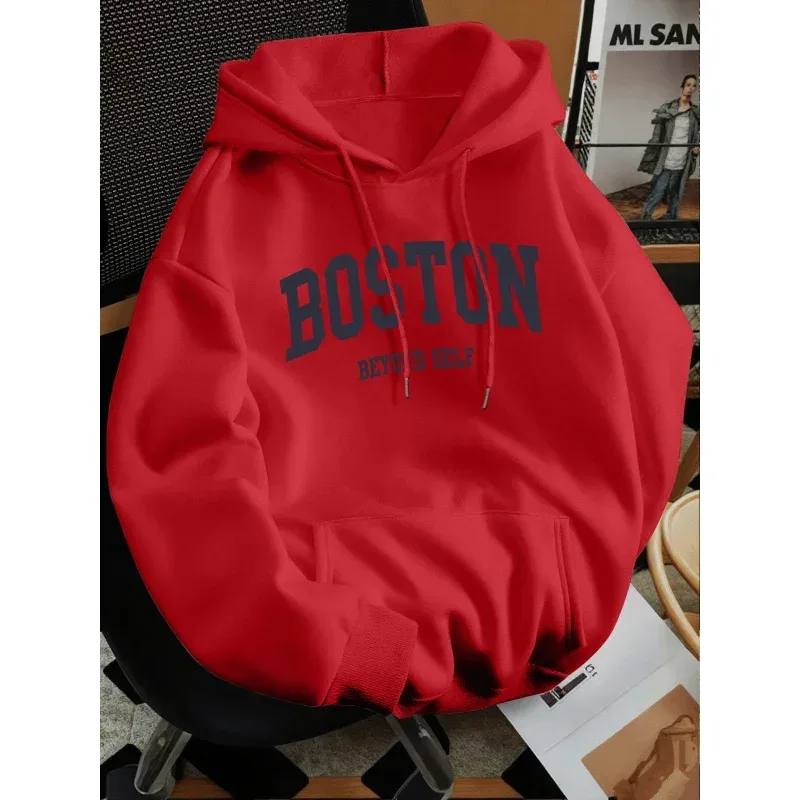 2026 New Men's Loose Hoodie Thin Spring Autumn Versatile Casual No Pilling Fade Resistant — image 5