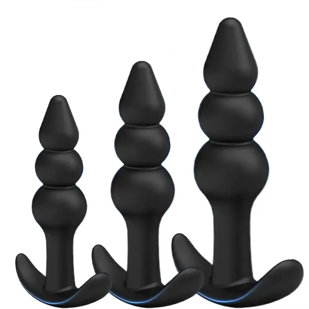 Silicone Dildo Anal Plugs Butt Plug Stopper Dilator Prostate Massager Vaginal Stimulator Adult Sex Toys for Men/Women Trainer — image 1