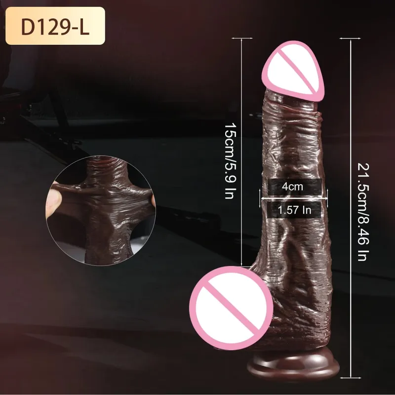 Realistic Dildo Sliding Foreskin Big Penis Suction Cup Dildos Female Masturbator Fake Dick Adult Anal Sex Toys for Women Men Gay — image 11