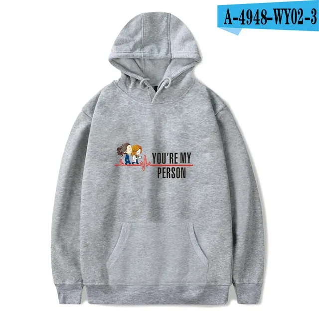 Harajuku Gray's Anatomy Tumblr Greys Anatomy printed Hoodies Sweatshirts Men/Women Comfortable Sweatshirt Adult/Child Pullovers — image 52