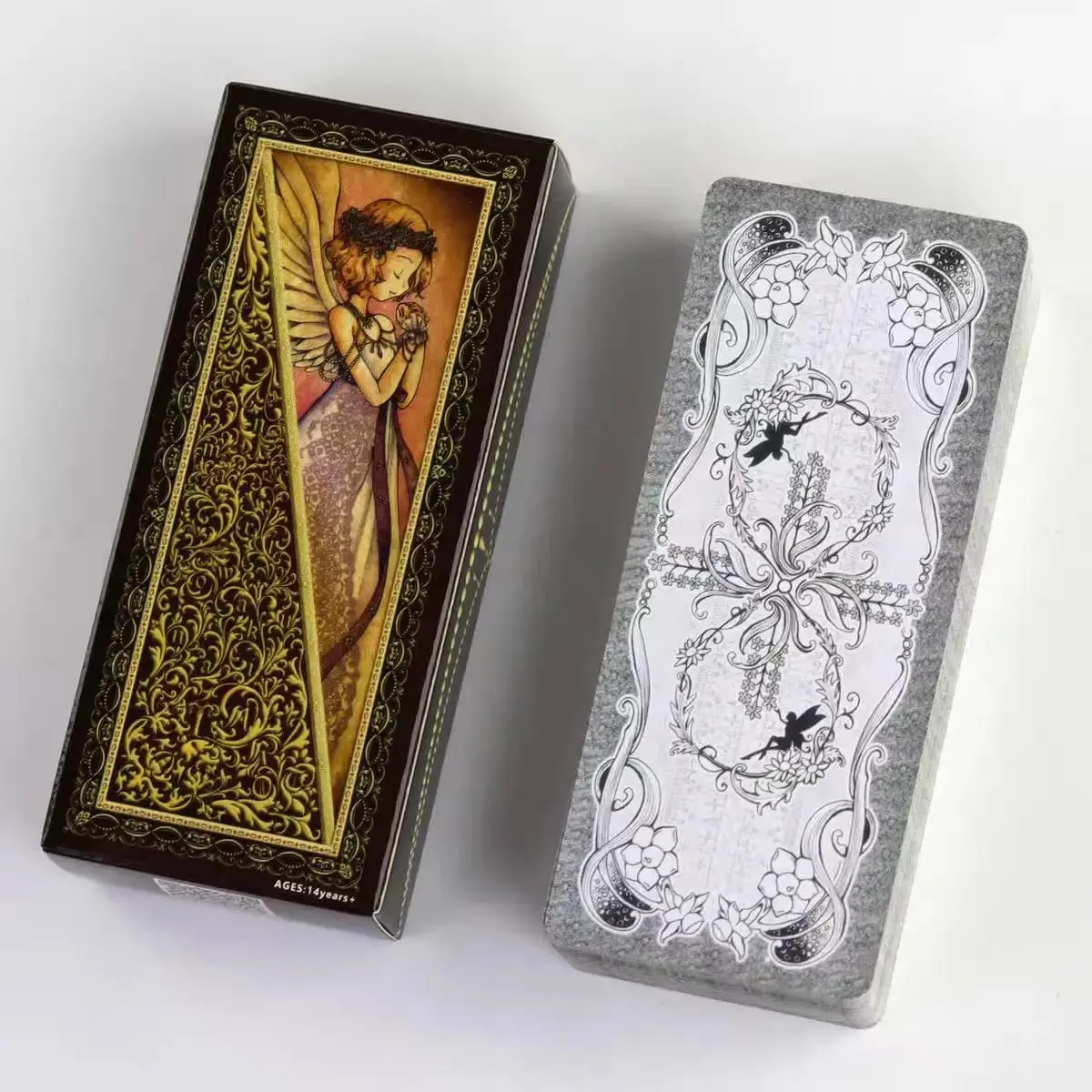 Low Scare Tarot Cards 78PCS Anime Fairy Tale Deck Kawaii Cute Oracle Divination Beginner Friendly Witchcraft Spirit Board Game — image 2