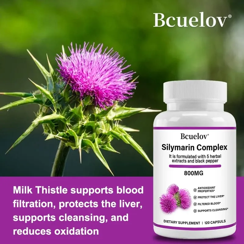High-purity milk thistle extract paired with natural dandelion root Promotes Energy Production Liver Health Digestive Health — image 6