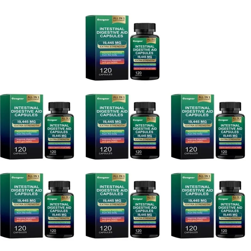 Googeer Intestinal Digestive Aid Capsules Fish Oil Extract Supports Digestion and Gut Health Supports Immunity 120 Capsules — image 13