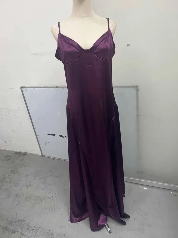 Kadınlar Sarı Düşük Kesim Backless Yüksek Belli Elbise Dantel Up Kolsuz Bel Cincher Spagetti Kayışı vestidos Parti Kulübü Kadın Elbise — image 10