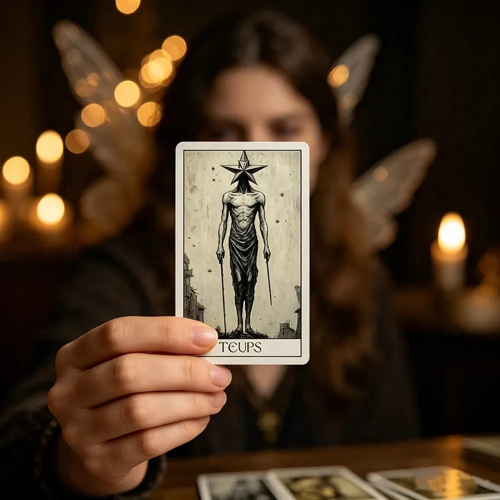 Mystery Horror Tarot Deck 78 Card Set for Divination Power Exploration and Psychic Insight | Δώρα αποκριών και Χριστουγέννων — image 5