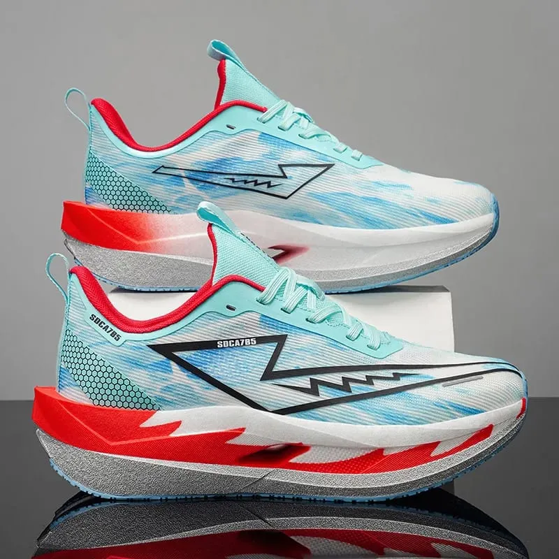 Men Casual Running Shoes Carbon Board Marathon Speciality Sports Breathable Lightweight Woman Comfortable Athletic Sneakers — image 4