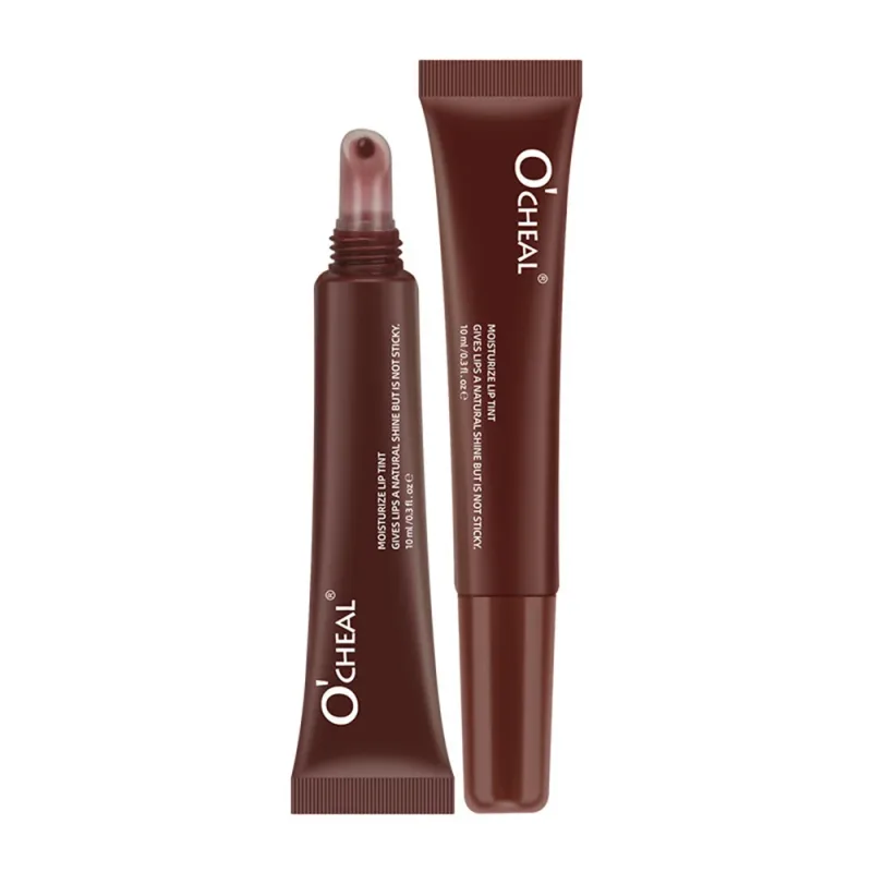 Bálsamo labial hidratante espelho brilho labial baunilha hortelã gelado bolo de café cheiro batom transparente óleo labial maquiagem