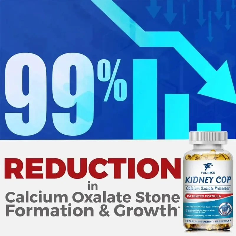 Advanced Kidney Care Capsules with Citric Acid & Vitamin B6 Supports Crystal Reduction Kidney & Urinary Health