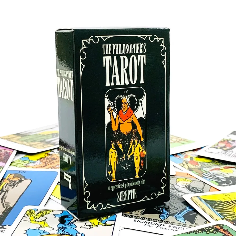 New The Philosopher's Tarot Deck 78 Cards English Version Fate Prediction Spiritual Divination Table Game for Tarot Beginners — image 3