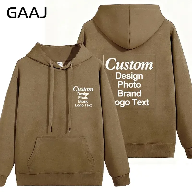 High Quality Custom Hoodie Cotton Sweatshirt Print Embroidery Brand Logo Text Photo Design Men Women Famliy Team Clothing 300g — image 54
