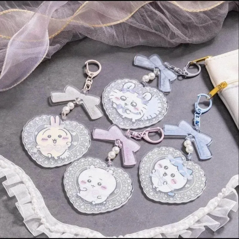 Jiikawa surrounding Harajuku limited acrylic keychain pendant Hachi Usaki cartoon backpack pendant — image 5
