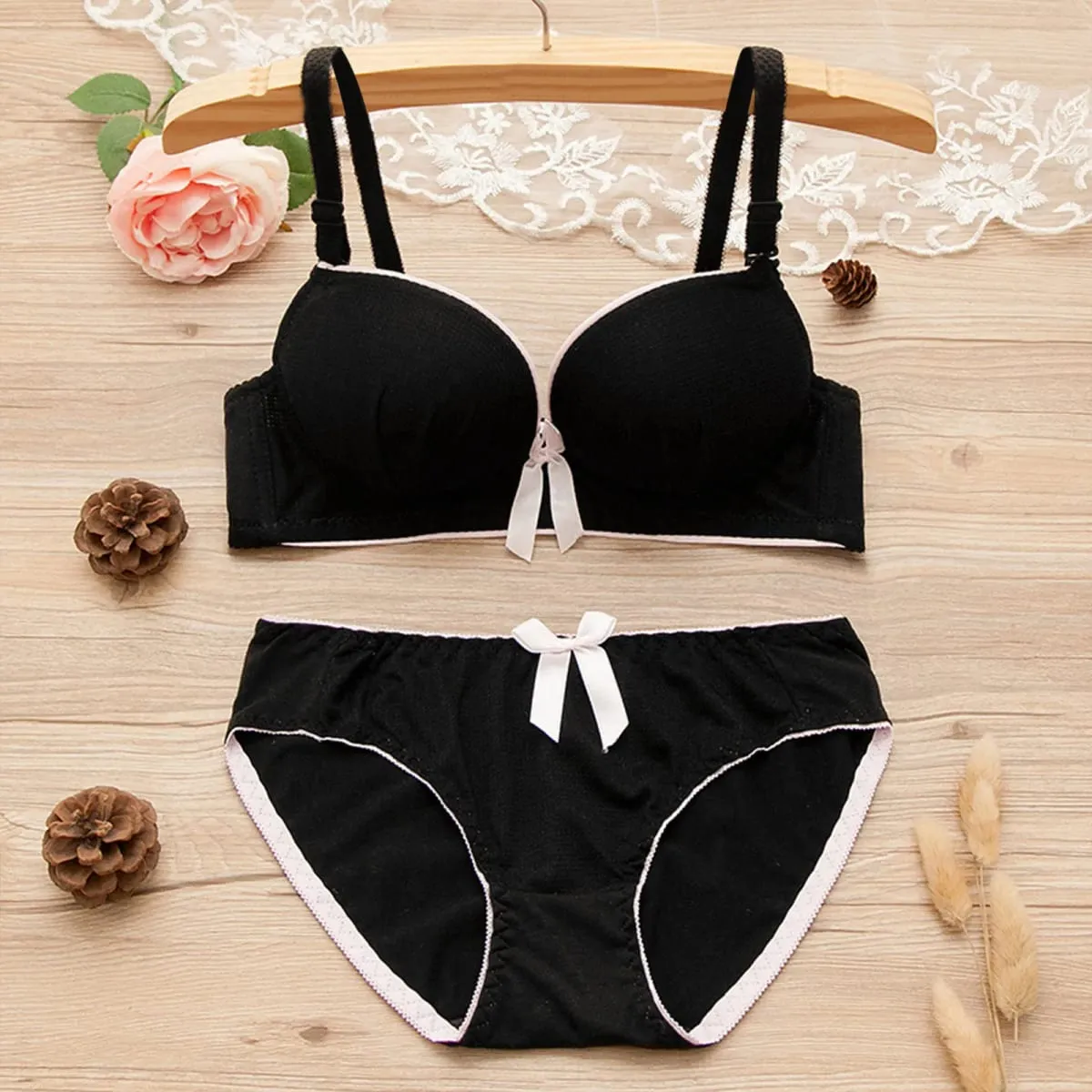 Sexy Lingerie Woman Lace Transparent Underwear Sexy Bra For Women Soft Lace Lingerie Set See Through lencería atrevida de mujer — image 6