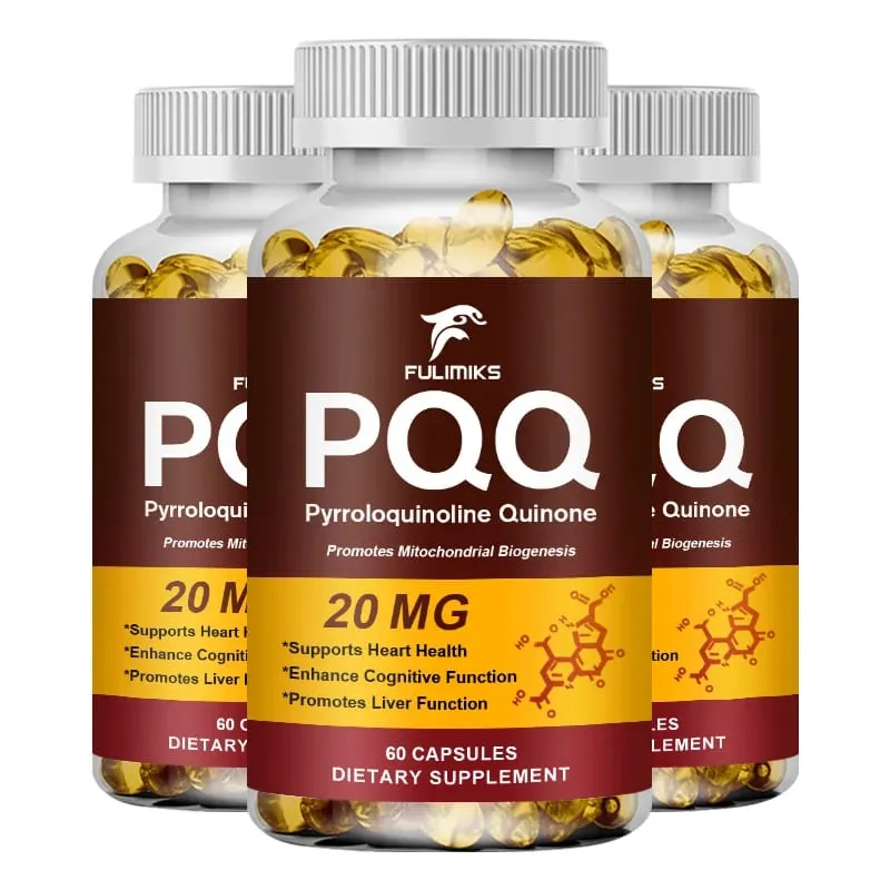 PQQ Capsules 20 mg with Bacopa Monnieri & ALA Supports Mitochondrial Function Stress Management Heart Health & Brain Energy — image 9