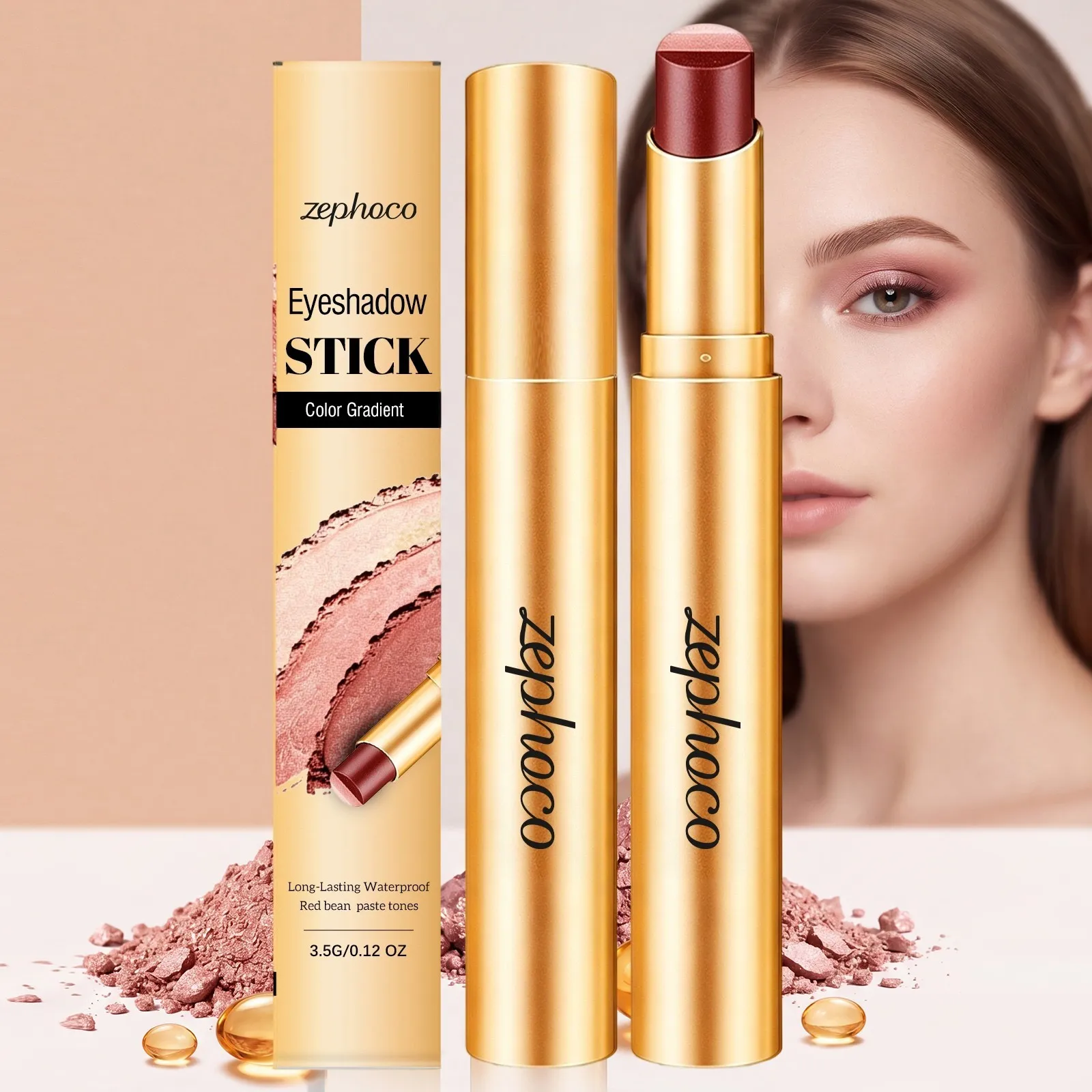 6pcs Multi Color Eyeshadow Stick Set Long Lasting Smooth Blendable Moisturizing Non Drying Beginner Friendly Eye Makeup Women