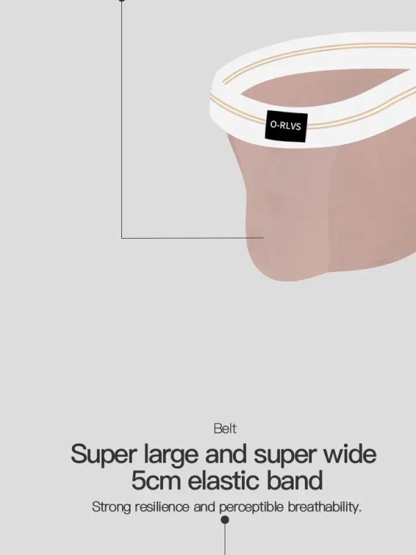กางเกงชายไม่มีรอยต่อสะโพก Mens Underwaer ขนาดใหญ่กว้าง 5 ซม.แถบยืดหยุ่นอิสระ Codpiece สั้นกางเกง — image 13