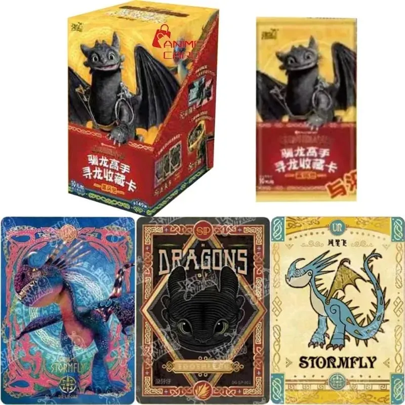 KAYOU Rasmi Tulen Cara Melatih Kad Naga Anda Pek Dragon Hunt Wind Rider Pek Filem Kartun Anime Hadiah Dikumpul Kanak-kanak — image 1