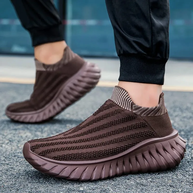 Men Running Walking sock Shoes Women Thick Sole Fashion Casual Sneakers Breathable Sport shoes Couple Sneakers Casual Shoes — image 3
