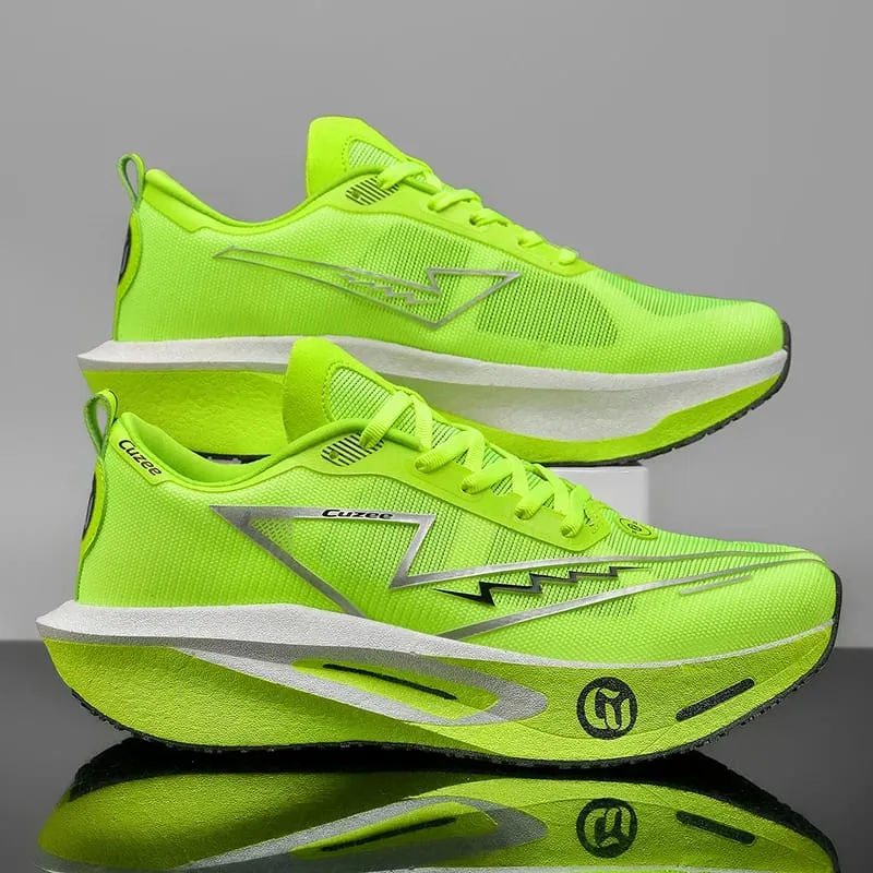 Unisex Athletic Marathon Sneakers Casual Men Speciality Training Race Sports Carbon Board Lightweight Comfortable Running Shoes — image 3