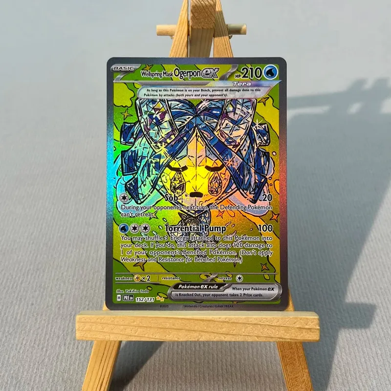 PRE PTCG5-001 Tcg proxy PKM Cards Vaporeon ex Espeon ex Rare Collection Battle Toys Gifts for Hobbies home play — image 16