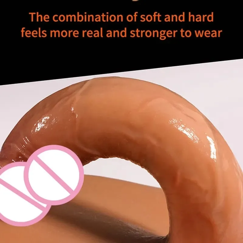 Dildos Strap on Wearable Realistic Dildo Pants for Women G-spot Penis Harness Belt Erotic Panties Adult Sex Toys for Lesbian 18+