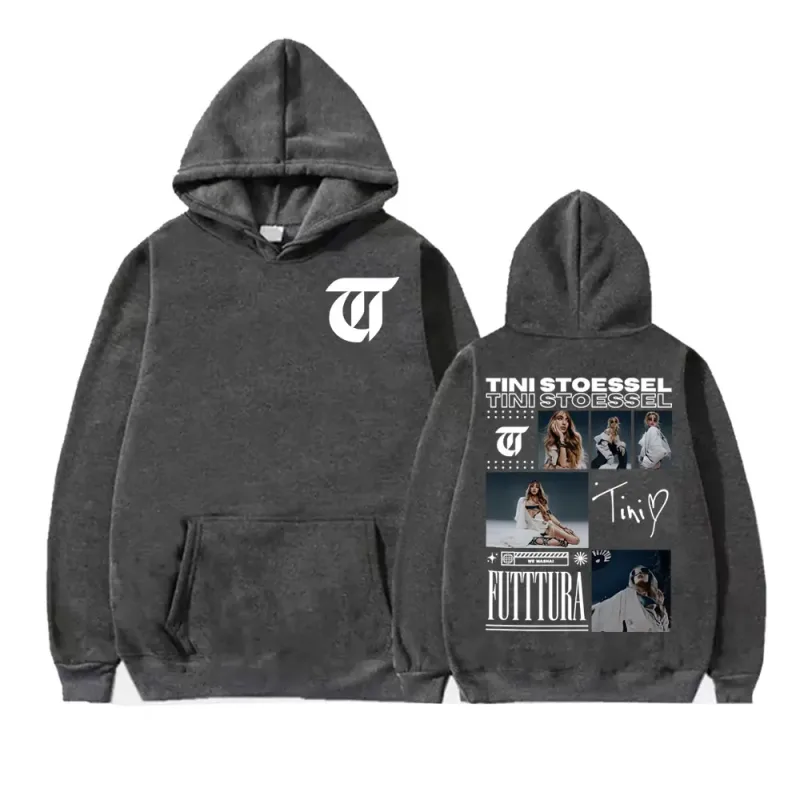 Tini Stoessel Futtura Album Tour 2025 Hoodies Men Women Clothing Fashion Aesthetic Sweatshirts High Quality Fleece Casual Hooded — image 4