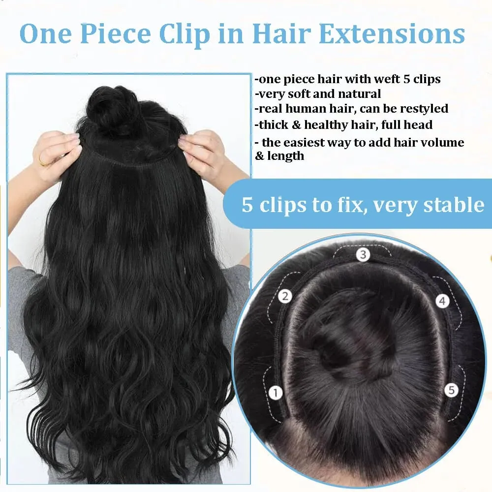 Klip Dalam Satu Bagian Lurus 10 Inci dengan 5 Klip Ekstensi Rambut Manusia Klip Rambut Remy Brasil Dalam Ekstensi Rambut Alami
