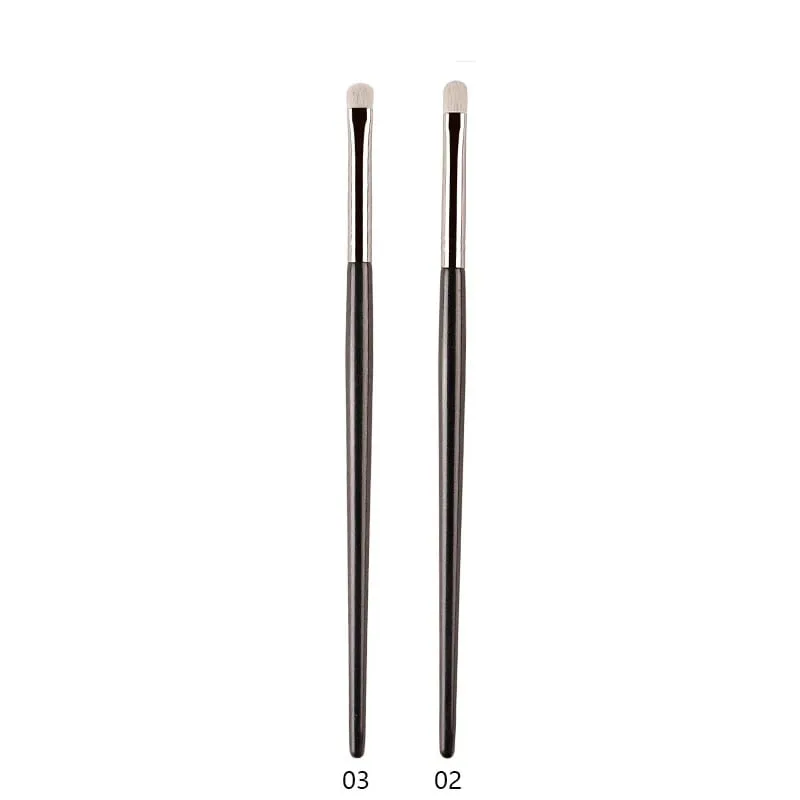 1ks White Pony Hair štětce na make-up na oční stíny Small Smudge Precision Crease Detail Bevel Eye Shadow Make up brush Liner Lip
