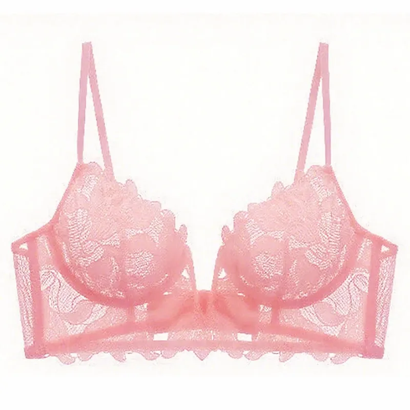 Women Lace Lingerie Set Elegant Sexy Bra Set See Through Underwear Ventilate Ladies Bra and Panty Set — image 14