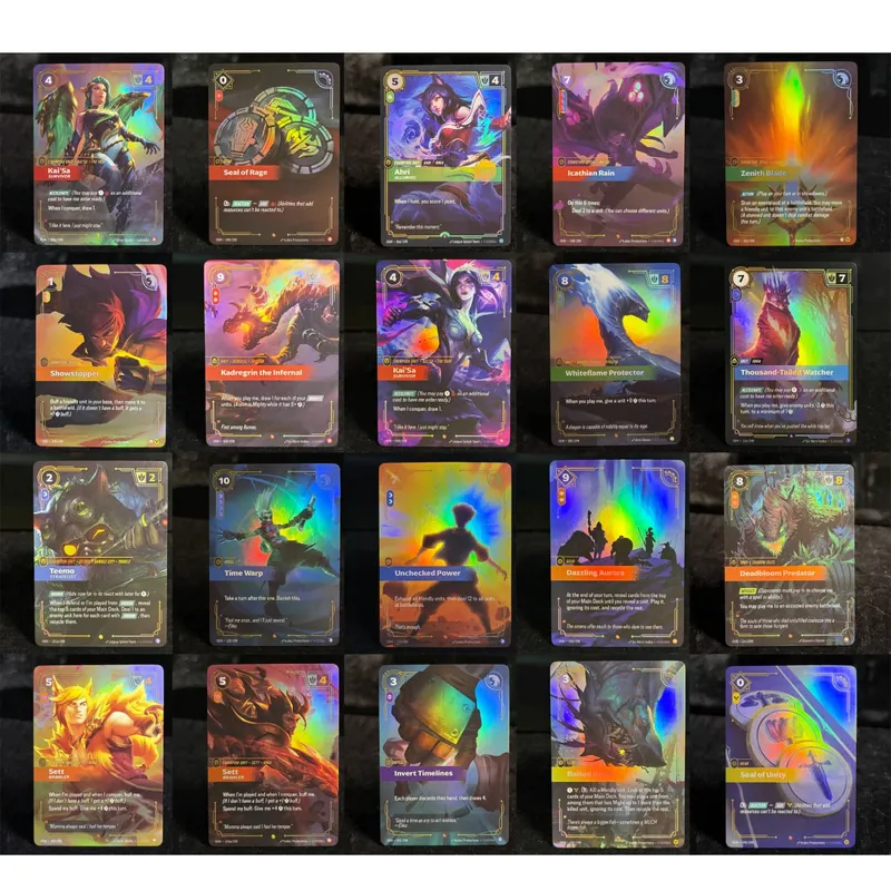 Runes Riftbound OGN Origin Genesis UNL Unleashed KaiSa Elder Dragon Collectible Alt Art Showcase Exclusive Holo Foil Proxy Card