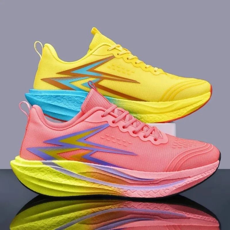 Marathon Men Running Shoes Speciality Sports Shoes Breathable Lightweight Carbon Board Women's Trend Athletic Sneakers Women — image 2