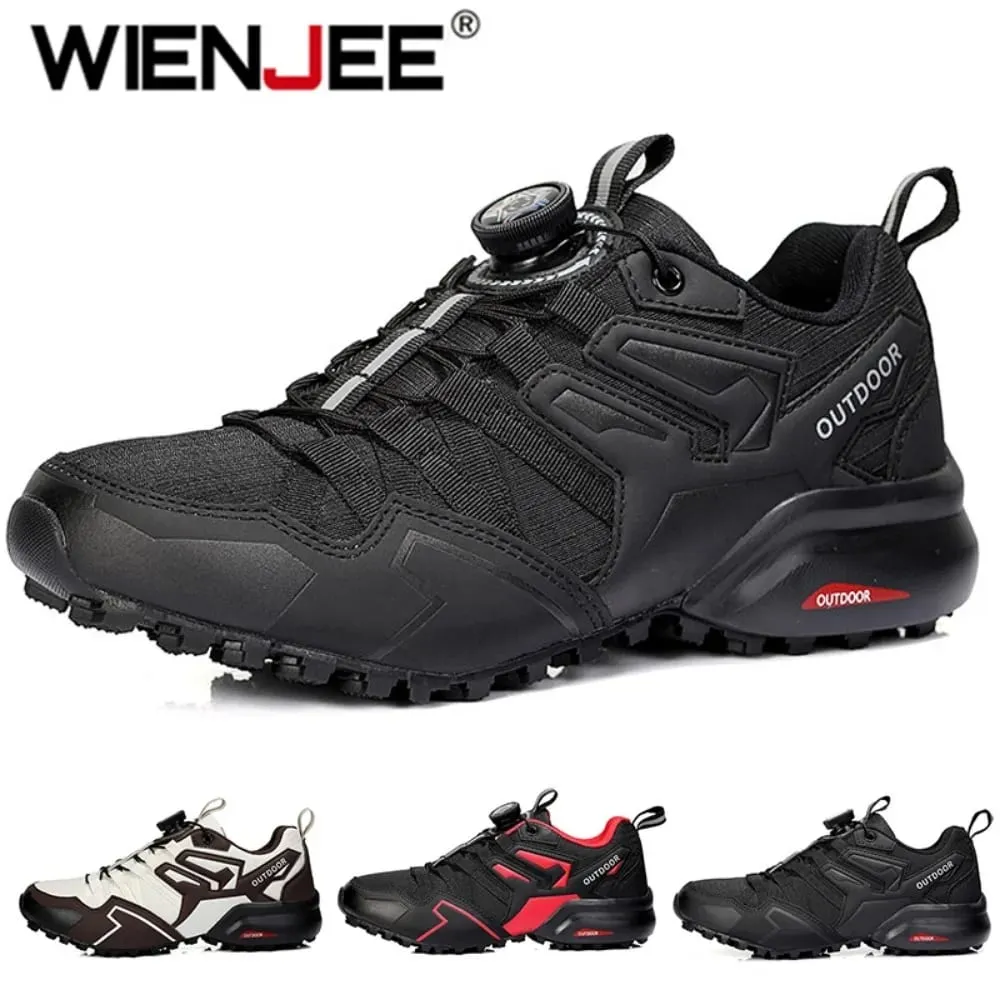 Men's Casual Sports Shoes Size 40-47 Rotating Lace-Up Men's Shoes Outdoor Non-Slip Breathable Comfortable Men's Sports Shoes — image 1