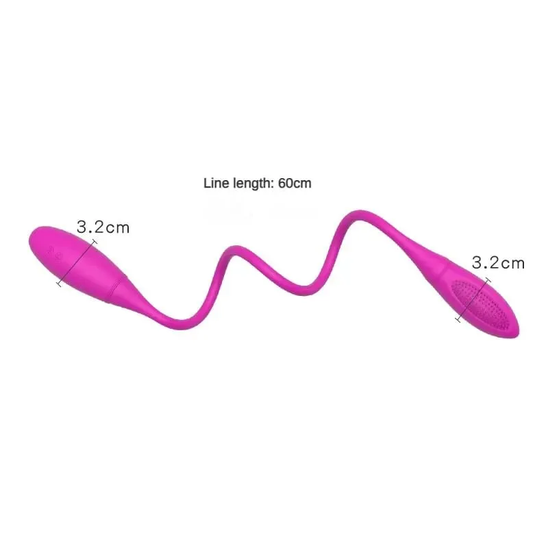 항문 진동기 더블 딜도 라구 딜도 섹스 토이 클리토리스 자극기 엉덩이 플러그 진동 계란 충전식 성인 자위대 18 여성용