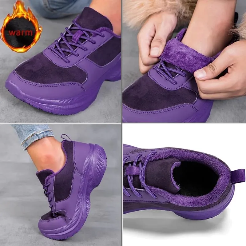 Winter Wide Head Men's sneakers Unisex Barefoot Comfortable Big Size warm Casual Shoes Non-slip Hiking Shoes Minimalist Shoes — image 3