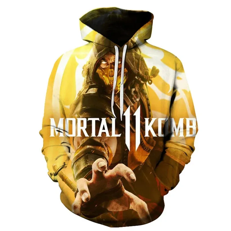 Mortal Kombat Game 3D Print Hoodie Men Women Streetwear Fashion Hoodies Oversized Pullovers Hooded Sweatshirts Tops Man Clothing — image 16