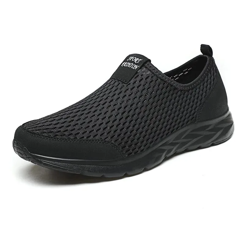 Men Shoes Sneakers Brand Man Casual Flats Shoes Loafers Slip on Male Mesh Big Size 48 Breathable Spring Autumn Summer 2026 New — image 10