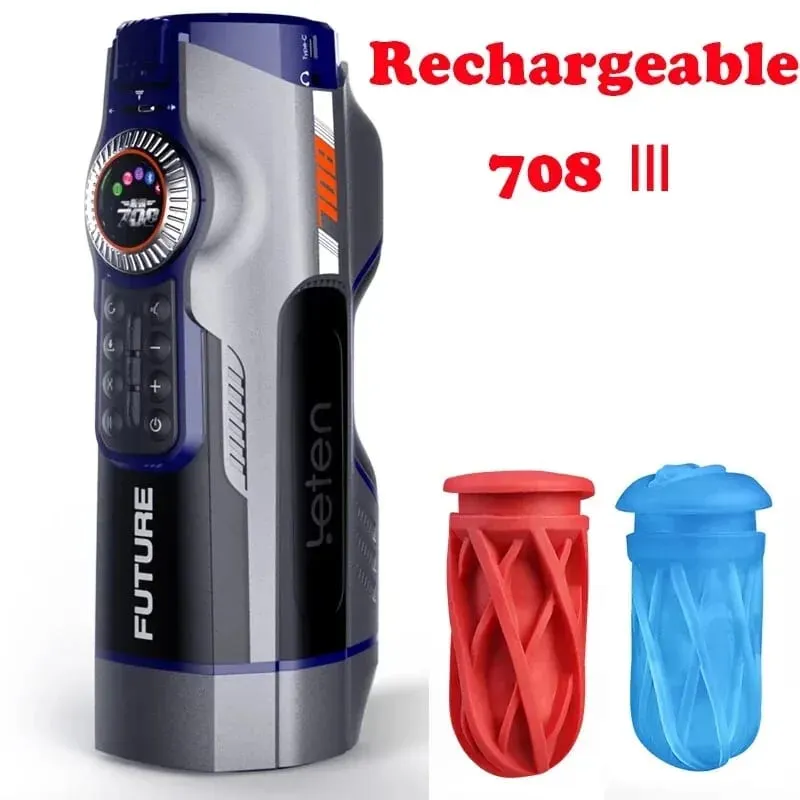 Leten Sex Machine Automatic Heated Piston Electric Sucking Stroker Male Masturbator Telescopic Vagina Pussy Masturbation Cup — image 7