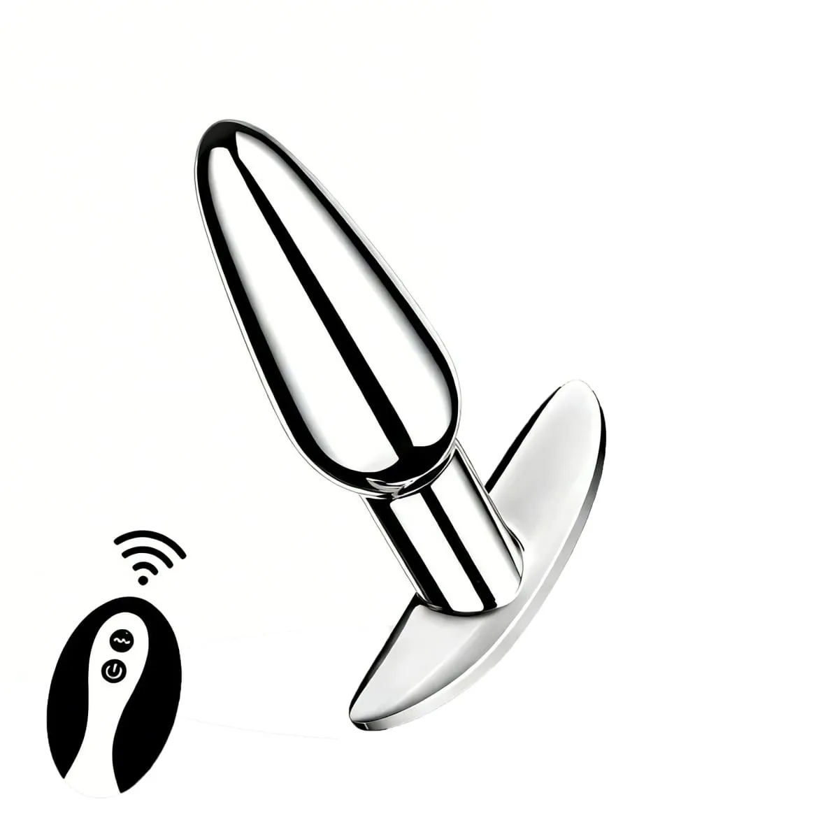 Remote Control Vibrators Vibrating Butt Anal Plug Sex Toys for Women Men Metal Erotic Massager Stimulator Dildo Anal Toys — image 1
