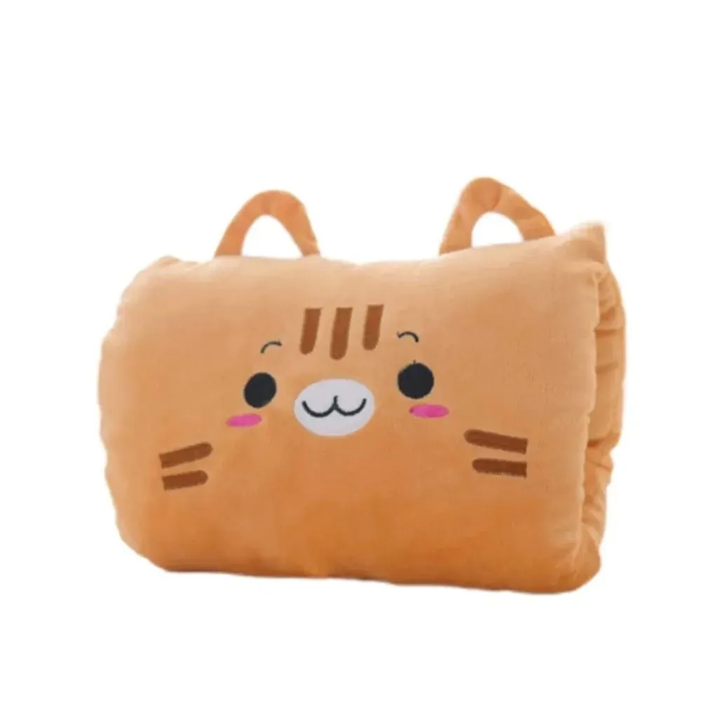 Oreillers en peluche pour enfants, en coton PP, chauffe-mains, gants, jouet de dessin animé, oreillers de sieste, coussins, cadeau, nouvelle collection