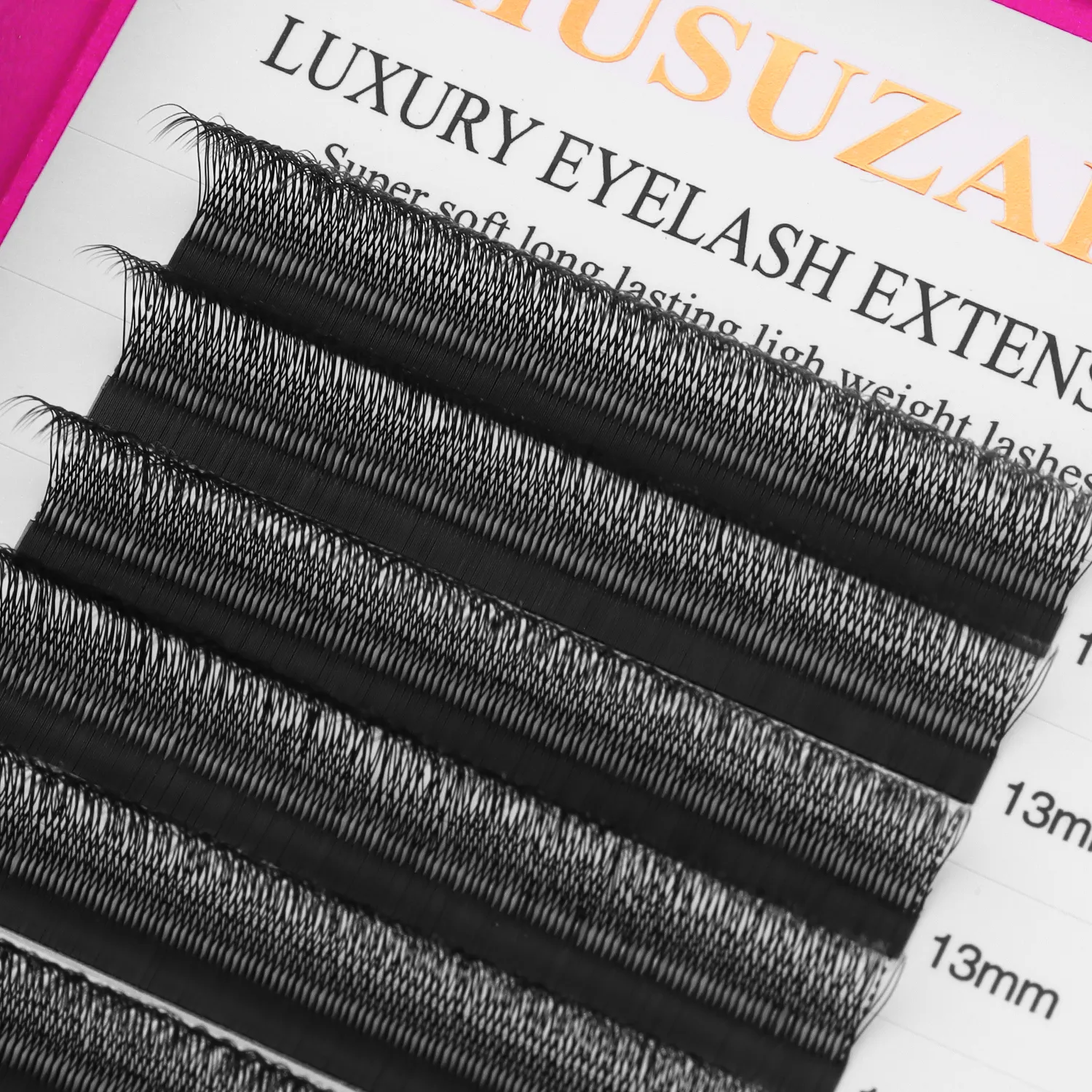 U Shaped 4D Eyelashes Extensions Matte Black U 4D Lashes Premade Fans Volume False Lashes Wholesale Suppliers Shop — image 4