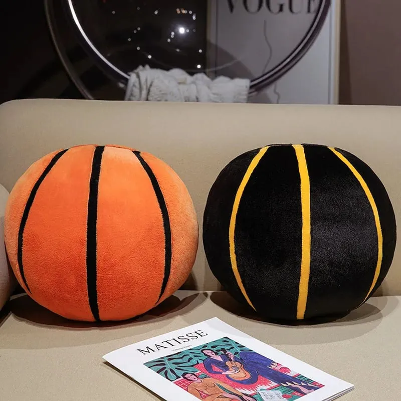 Basketball Plushie Simulation Basketball Throw Pillow Fill Plump Bedroom Decorations Skin-friendly Holiday Gift For Boy And Girl — image 7