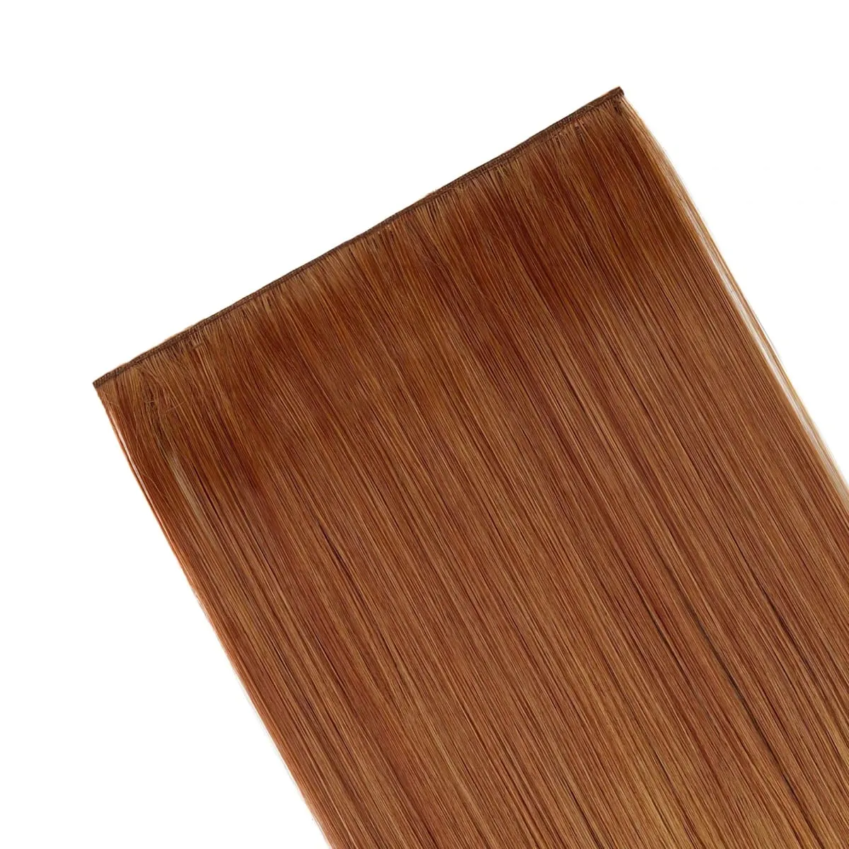 One Piece 5 Clips Long Straight Synthetic Clip In Hair Extension Ombre Gradient Color Hairpiece For Daily Party