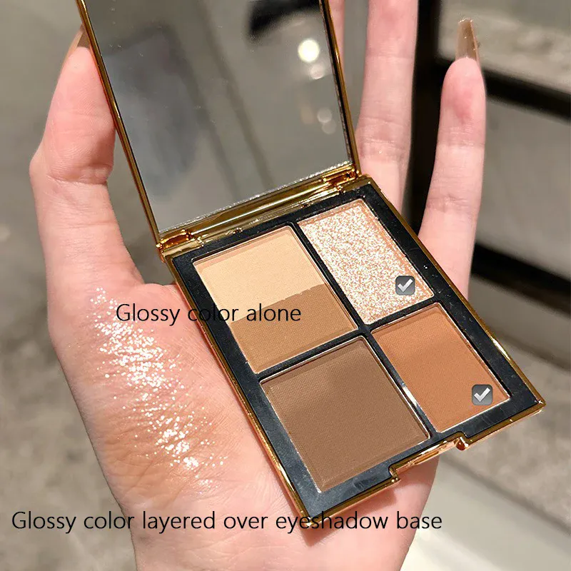 Versatile 5-Color Magic Eyeshadow Palette Brown Tones Matte Shimmer Finish Long-Lasting Eye Makeup Kit for All Ages — image 6